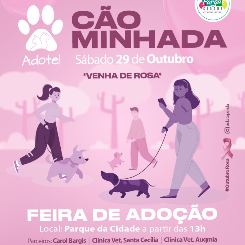 Cãominhada Outubro Rosa